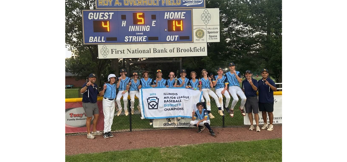 Congratulations to the 2025 District Champion Majors Team